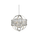 Golden Lighting 3167-6 6 Light Chandelier - Crescent Harbor