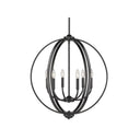 Golden Lighting 3167-6 6 Light Chandelier - Crescent Harbor