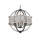 Golden Lighting 3167-6 6 Light Chandelier - Crescent Harbor