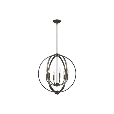 Golden Lighting 3167-6 6 Light Chandelier - Crescent Harbor
