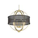 Golden Lighting 3167-6 6 Light Chandelier - Crescent Harbor
