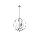 Golden Lighting 3167-6 6 Light Chandelier - Crescent Harbor