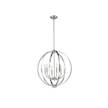 Golden Lighting 3167-6 6 Light Chandelier - Crescent Harbor
