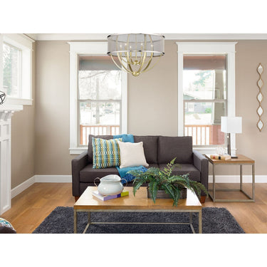 Golden Lighting 3167-6 6 Light Chandelier - Crescent Harbor