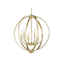 Golden Lighting 3167-6 6 Light Chandelier - Crescent Harbor