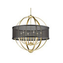 Golden Lighting 3167-6 6 Light Chandelier - Crescent Harbor