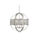 Golden Lighting 3167-6 6 Light Chandelier - Crescent Harbor