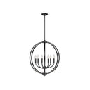 Golden Lighting 3167-6 6 Light Chandelier - Crescent Harbor