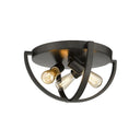 Golden Lighting 3167-FM15 Flush Mount - Crescent Harbor