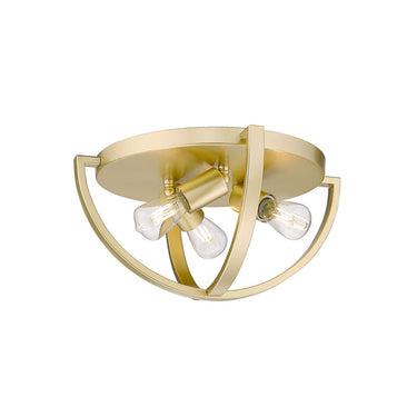Golden Lighting 3167-FM15 Flush Mount - Crescent Harbor