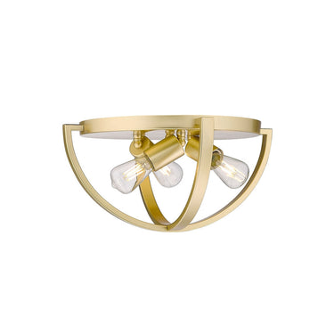 Golden Lighting 3167-FM15 Flush Mount - Crescent Harbor