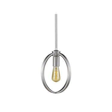 Golden Lighting 3167-M1L PW Mini Pendant - Crescent Harbor