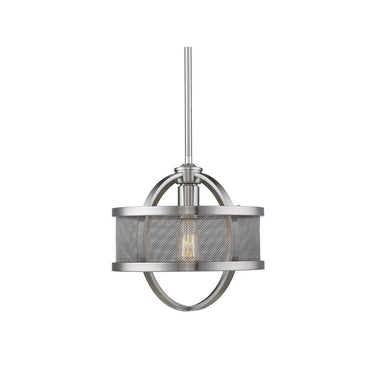 Golden Lighting 3167-M1L PW Mini Pendant - Crescent Harbor