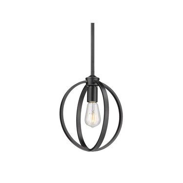 Golden Lighting 3167-M1L PW Mini Pendant - Crescent Harbor