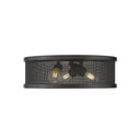 Golden Lighting 3168-FM15 Channing Flush Mount - 15" - Crescent Harbor