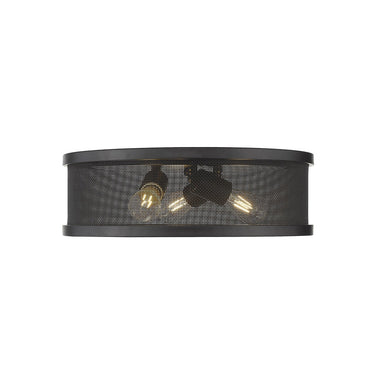 Golden Lighting 3168-FM15 Channing Flush Mount - 15" - Crescent Harbor