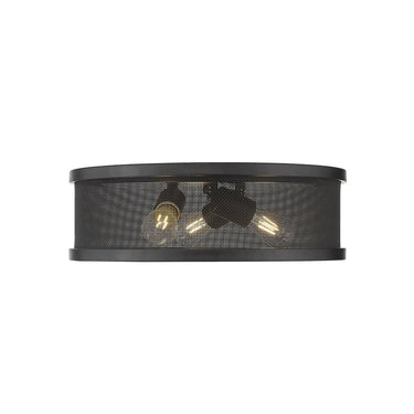 Golden Lighting 3168-FM15 Channing Flush Mount - 15" - Crescent Harbor