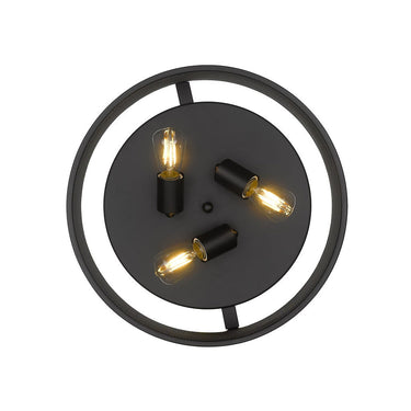 Golden Lighting 3168-FM15 Channing Flush Mount - 15" - Crescent Harbor