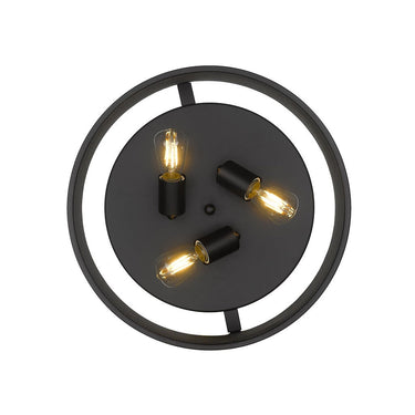 Golden Lighting 3168-FM15 Channing Flush Mount - 15" - Crescent Harbor