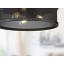 Golden Lighting 3168-FM15 Channing Flush Mount - 15" - Crescent Harbor