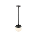Golden Lighting 3218-S Dixon 1 Light Small Pendant with Rod - Crescent Harbor