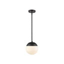 Golden Lighting 3218-S Dixon 1 Light Small Pendant with Rod - Crescent Harbor