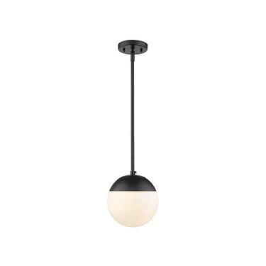 Golden Lighting 3218-S Dixon 1 Light Small Pendant with Rod - Crescent Harbor