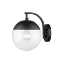 Golden Lighting 3219-1W AB-AB Dixon 1 Light Wall Sconce - Crescent Harbor