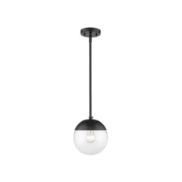 Golden Lighting 3219-S Dixon 1 Light Mini-Pendant with Rod - Crescent Harbor