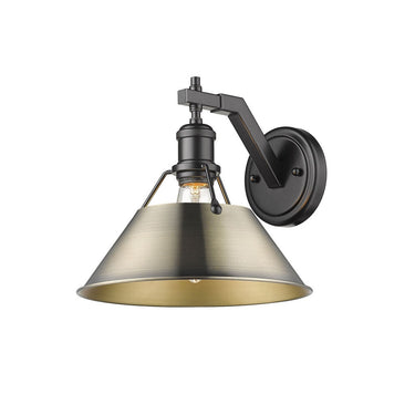 Golden Lighting 3306-1W Orwell 1 Light Wall Sconce - Crescent Harbor