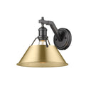 Golden Lighting 3306-1W Orwell 1 Light Wall Sconce - Crescent Harbor