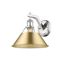Golden Lighting 3306-1W Orwell 1 Light Wall Sconce - Crescent Harbor
