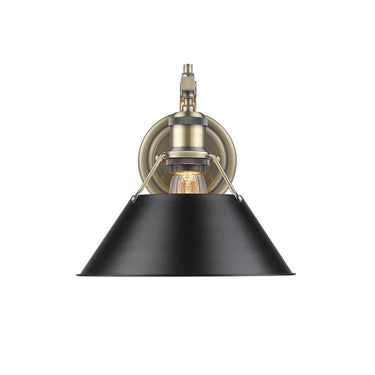 Golden Lighting 3306-1W Orwell 1 Light Wall Sconce - Crescent Harbor