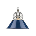 Golden Lighting 3306-1W Orwell 1 Light Wall Sconce - Crescent Harbor