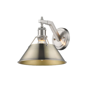 Golden Lighting 3306-1W Orwell 1 Light Wall Sconce - Crescent Harbor