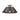 Golden Lighting 3306-3FM BLK-BLK Orwell BLK 3 Light Flush Mount in Matte Black with Matte Black Shade - Crescent Harbor