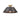 Golden Lighting 3306-3FM BLK-BLK Orwell BLK 3 Light Flush Mount in Matte Black with Matte Black Shade - Crescent Harbor