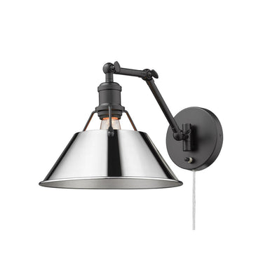 Golden Lighting 3306-A1W Orwell 1 Light Articulating Wall Sconce - Crescent Harbor