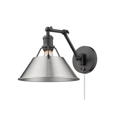 Golden Lighting 3306-A1W Orwell 1 Light Articulating Wall Sconce - Crescent Harbor