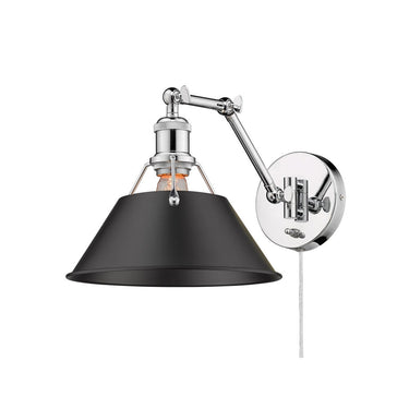 Golden Lighting 3306-A1W Orwell 1 Light Articulating Wall Sconce - Crescent Harbor