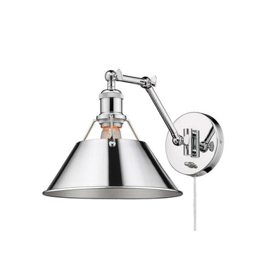 Golden Lighting 3306-A1W Orwell 1 Light Articulating Wall Sconce - Crescent Harbor