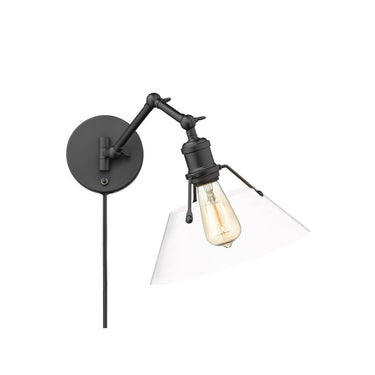 Golden Lighting 3306-A1W Orwell 1 Light Articulating Wall Sconce - Crescent Harbor