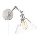 Golden Lighting 3306-A1W Orwell 1 Light Articulating Wall Sconce - Crescent Harbor