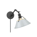 Golden Lighting 3306-A1W Orwell 1 Light Articulating Wall Sconce - Crescent Harbor
