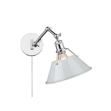 Golden Lighting 3306-A1W Orwell 1 Light Articulating Wall Sconce - Crescent Harbor