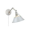 Golden Lighting 3306-A1W Orwell 1 Light Articulating Wall Sconce - Crescent Harbor