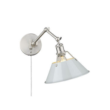 Golden Lighting 3306-A1W Orwell 1 Light Articulating Wall Sconce - Crescent Harbor