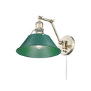 Golden Lighting 3306-A1W Orwell 1 Light Articulating Wall Sconce - Crescent Harbor
