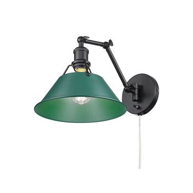 Golden Lighting 3306-A1W Orwell 1 Light Articulating Wall Sconce - Crescent Harbor