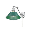 Golden Lighting 3306-A1W Orwell 1 Light Articulating Wall Sconce - Crescent Harbor